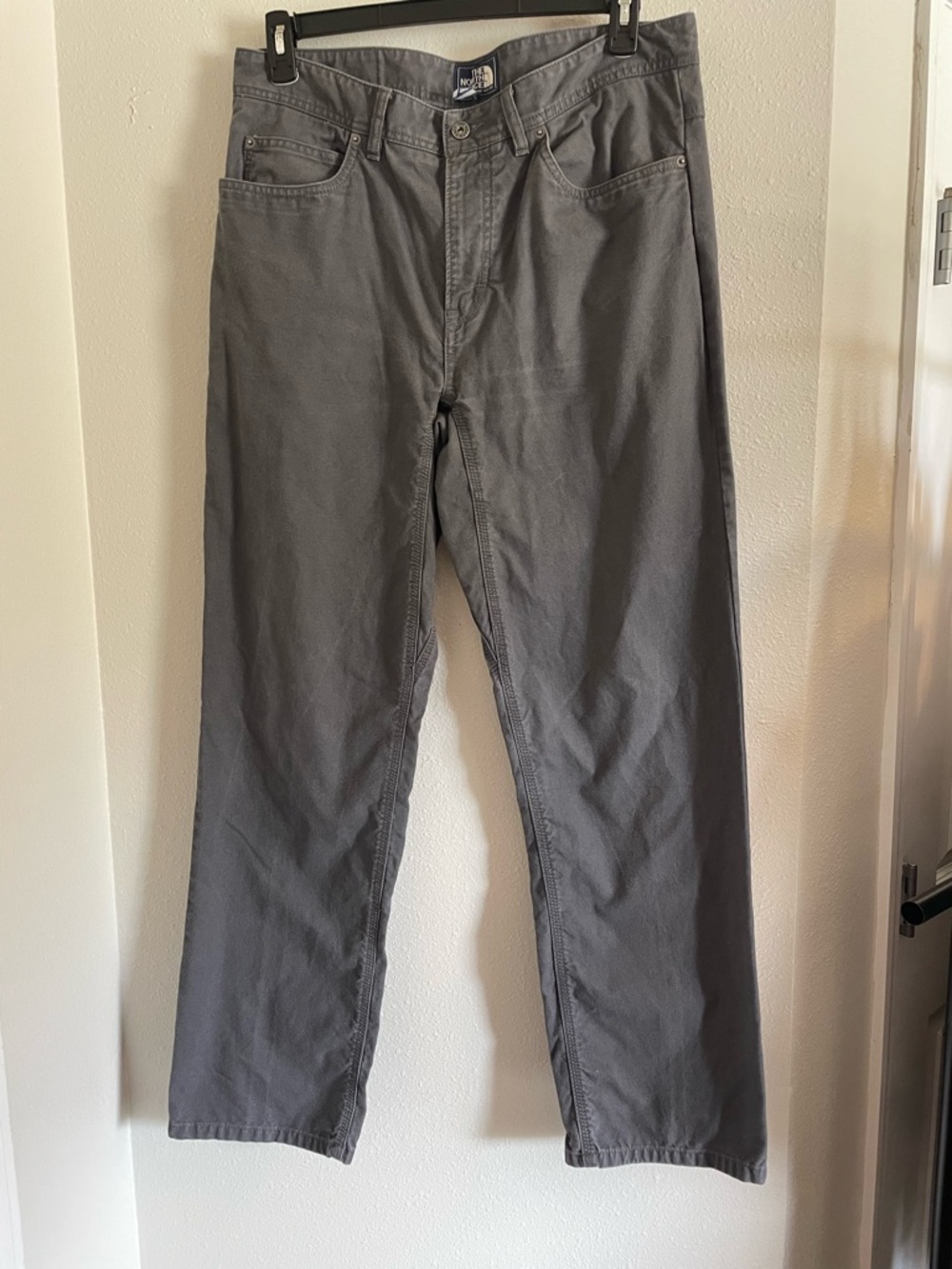 The North Face Men’s Charcoal Straight-Leg Jeans